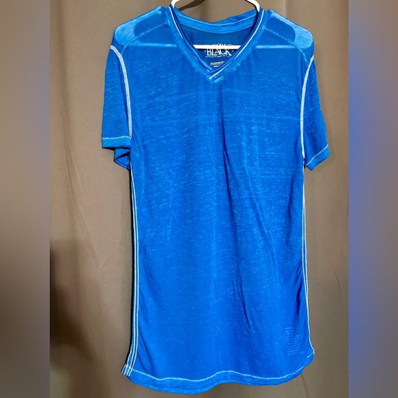 Royal blue men’s Buckle shirt - Picture 3 of 4